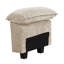 6 modulaires modulaires pour les espaces de vie, avec revêtement en chenille taupe, fabrication en contreplaqué, mousse confortable, coussins réglables, réversibles et housses amovibles-236533313-236533315