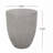 Patio Side Table With Round Top and Magnesium Oxide Base