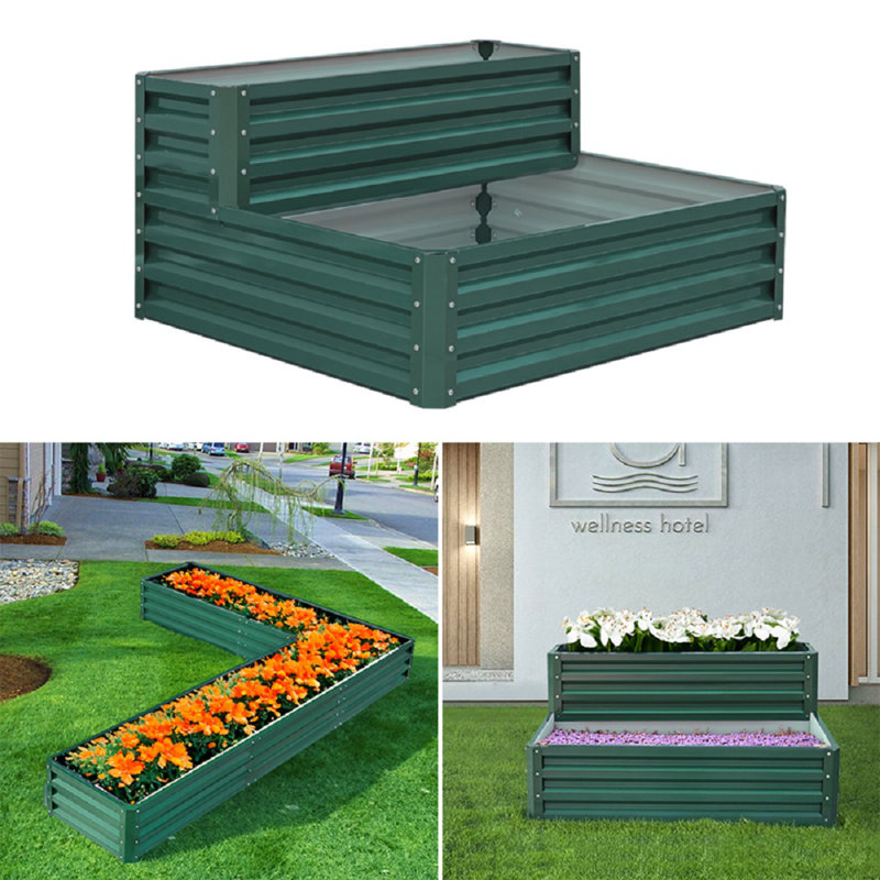 Auxane Metal Raised Garden Bed