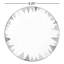 Lisa Congdon x CCH Triangle Enamelware Coupe Salad Plates, Set of 4, Black Rim