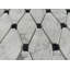 Carreau de mosaïque pour mur et plancher en marbre 12 po x 12 po