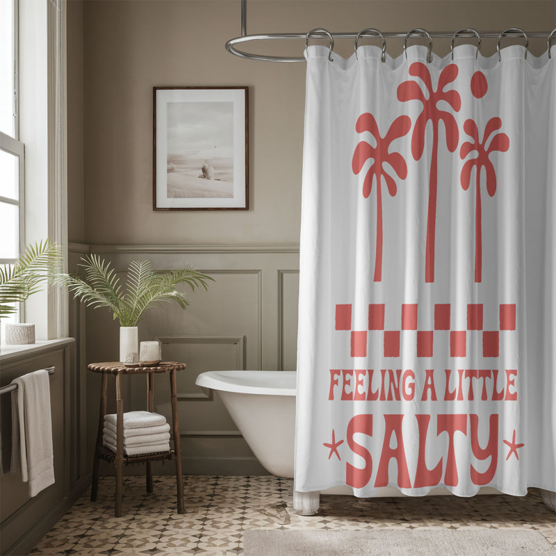 Teral Shower Curtain, 74"H x 71"W
