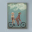  Art mural sur toile tendue - art mural Fab Funky «Poodle Tandem» pour le salon, la chambre à coucher ou le bureau - 35 x 47-33421792
