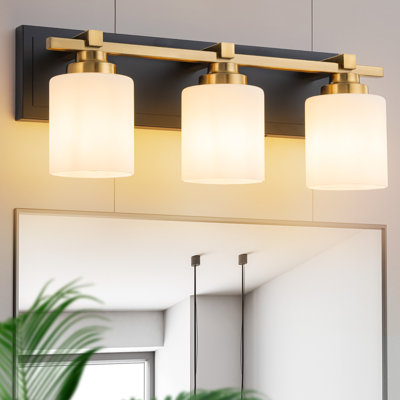 Luminaires de salle de bain modernes au-dessus du miroir, lumières de meuble-lavabo pour douille E26 (ampoules non incluses)