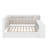 All-in-One Sleep and Study Daybed with Upholstered Backrest, Bookcase, Pull-Out Guest Bed, Power Hub, and Ambient LED Strips-134013213