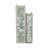 S/2 Multi-Colored Book Boxes With Subtle Leaf Motifs L:7X3X10.5" S:5X2X8.3"