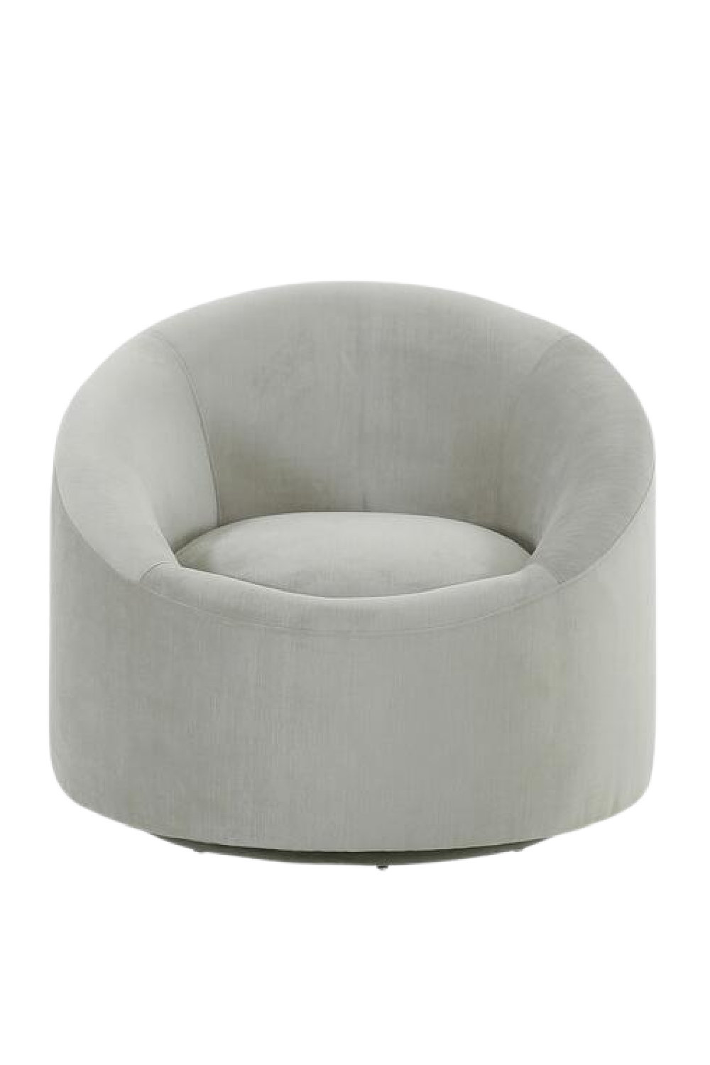 Grayson Upholstered Swivel Barrel Chair