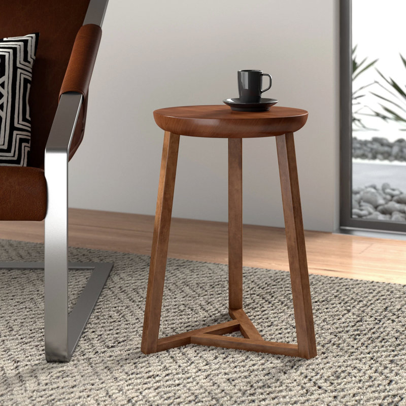 Table de bout Oslo, Noyer classique