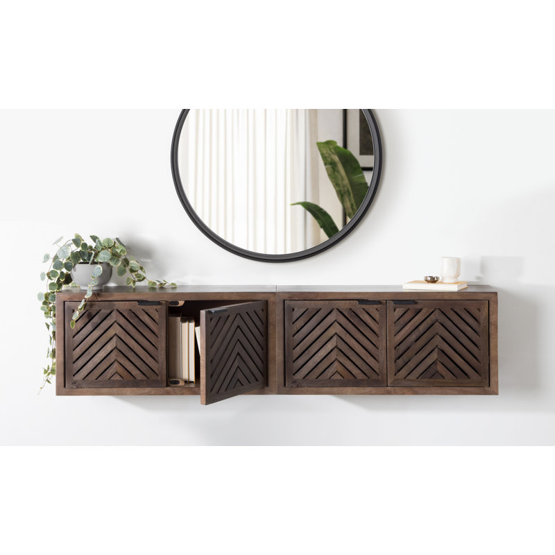 Valatie Accent Shelf, Natural Brown