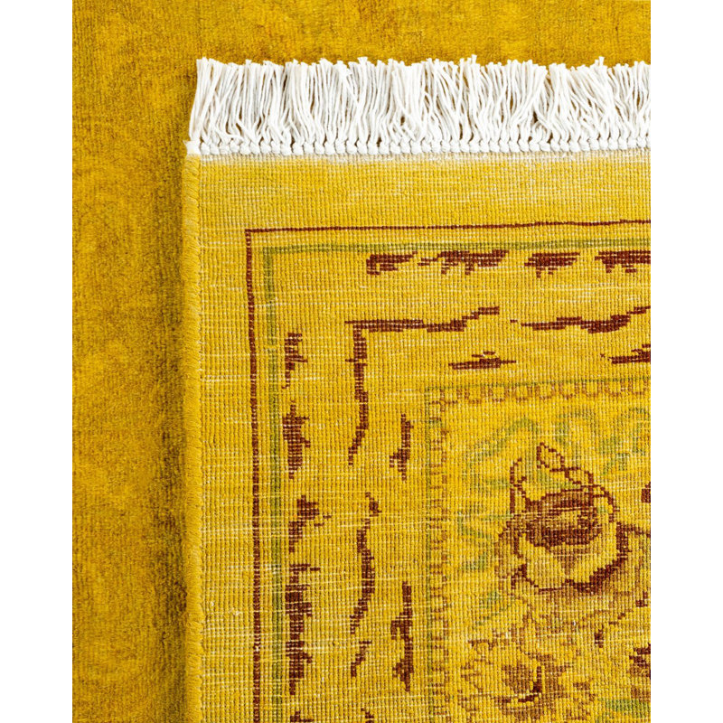 Fine Vibrance One-of-a-Kind 6' 1" X 8' 10" Hand Knotted Area Rug