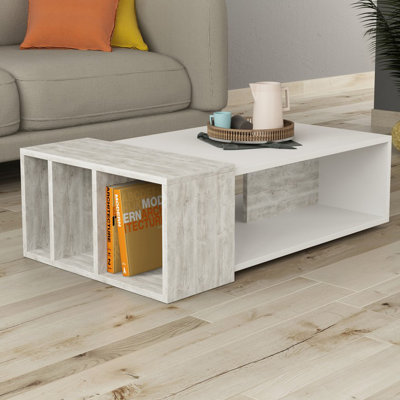 Pavonis Solid Coffee Table with Storage