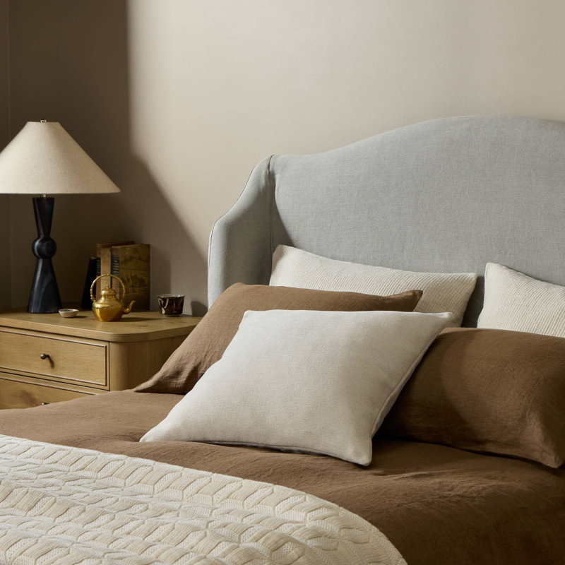 Sonnet Pillow Cover & Insert, Laughlin Cafe, Straight 12"H x 48"W