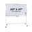 Double-Sided Magnetic Mobile Whiteboard with Markers