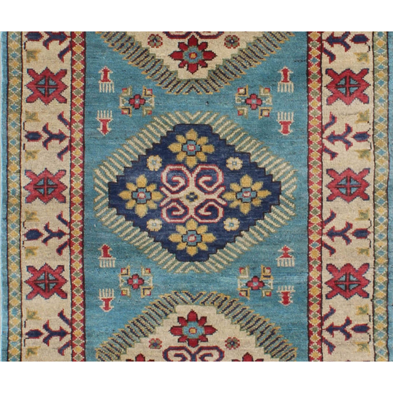 Runner Aleecia Geometric Hand Woven 84cm X 247cm Area Rug