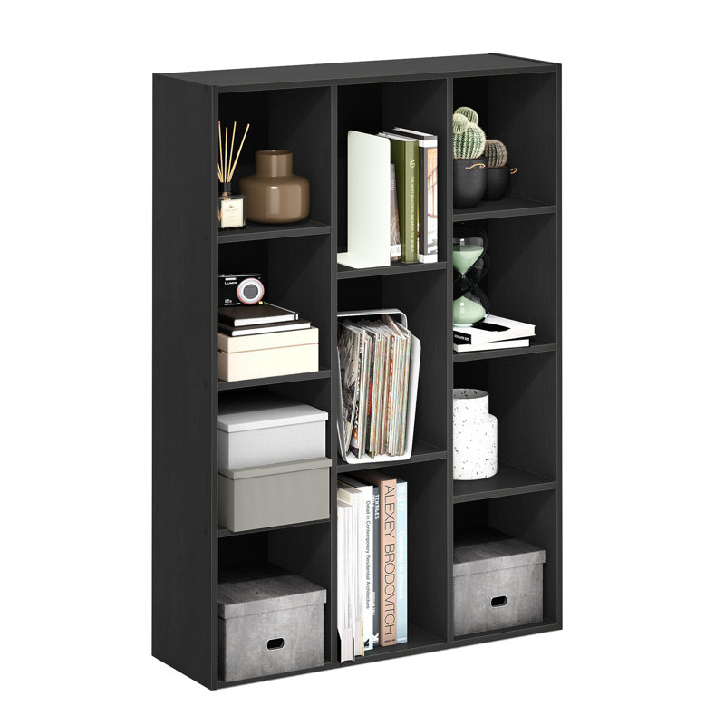 Moniece 11-Cube Reversible Open Shelf Bookcase