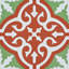 Argana 8" x 8" Cement Patterned Wall & Floor Tile-40204978