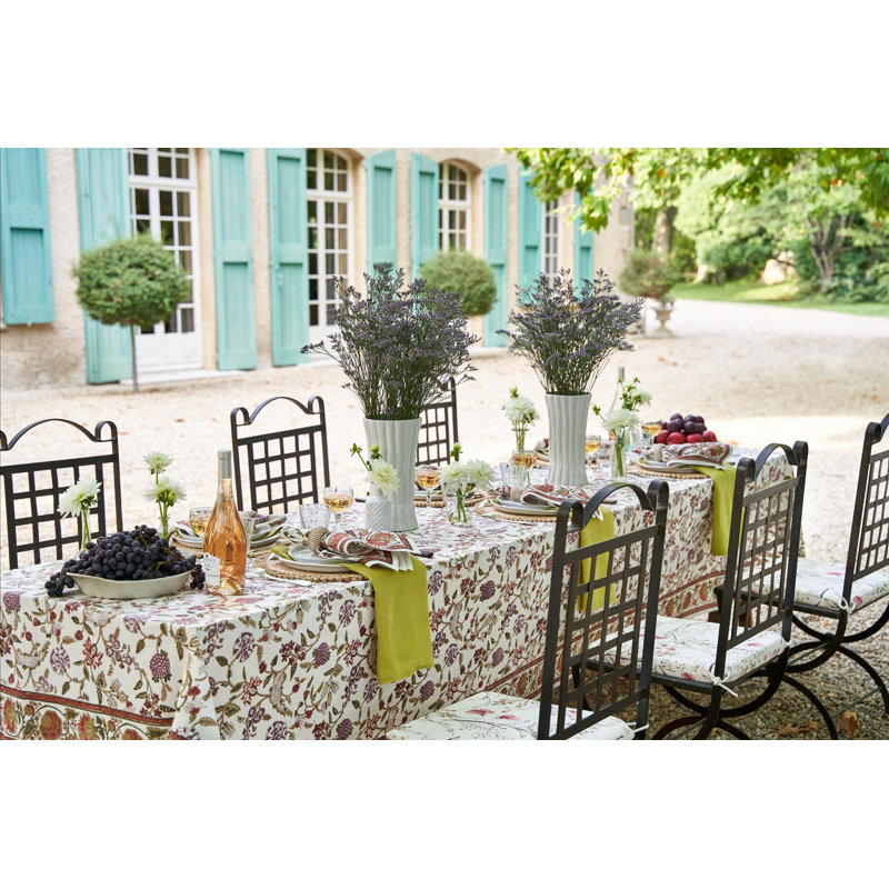 Louise Tablecloth - Multicolor - 59" x 86", 142" L x 71" W