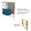 Séchoir à linge pliable
