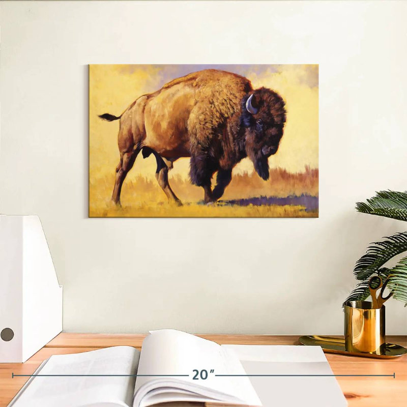 Brampt Tatanka, 8" H x 12" W