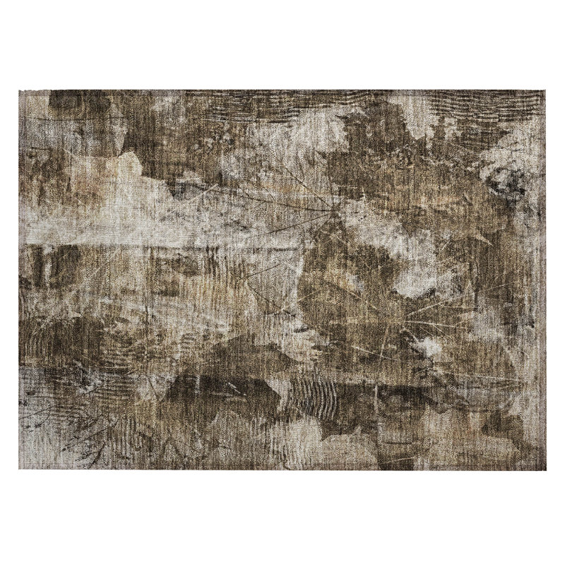 Caseville Abstract Indoor Rug, Rectangle 1'8" x 2'6"