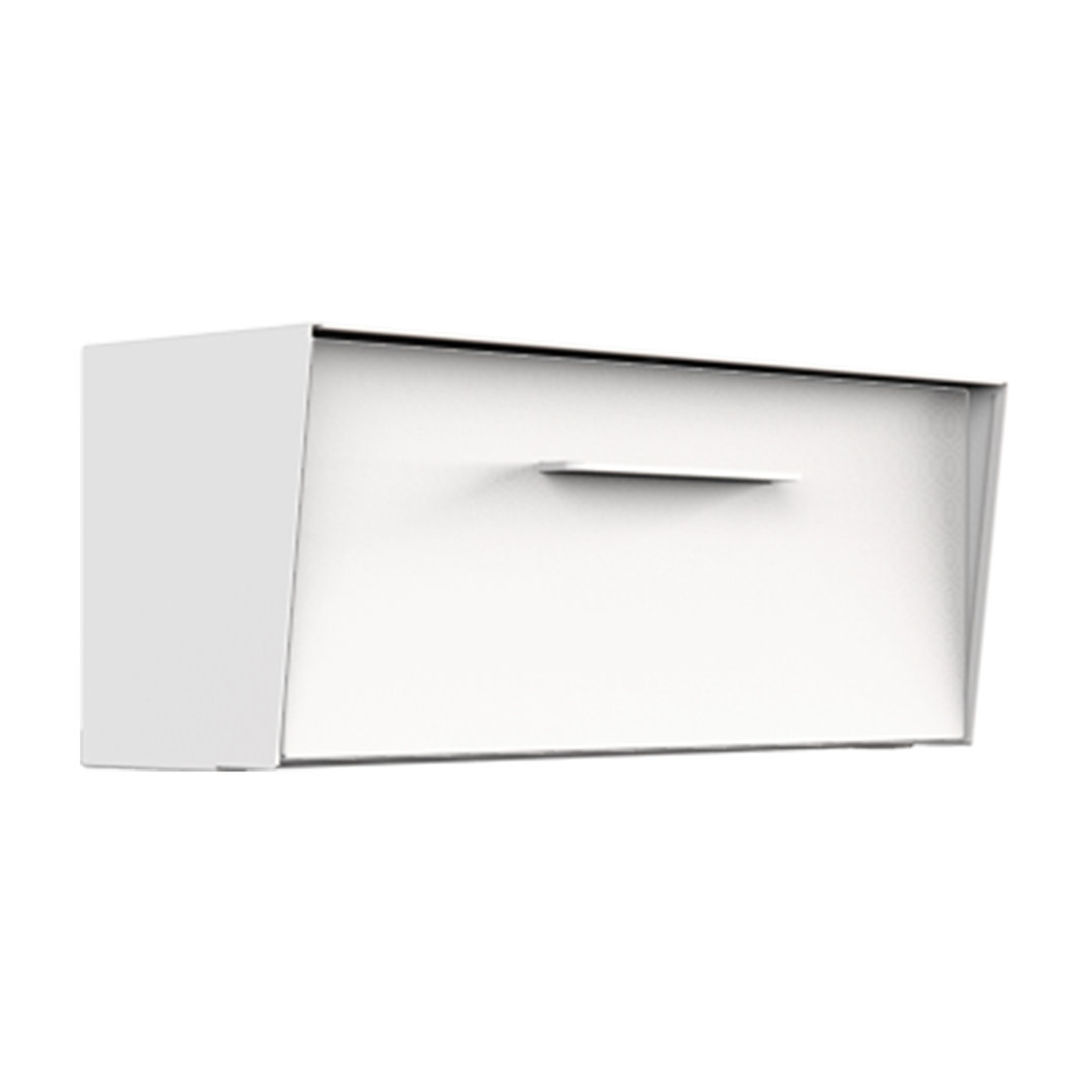 Mid-Century Modern ANGLED Wall Mounted Mailbox Modbox USA Mailbox 