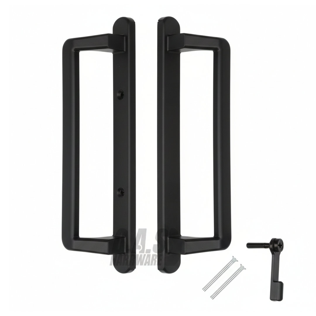PGT Interior and Exterior Sliding Glass Door Handle SET G.A.S. Hardware 