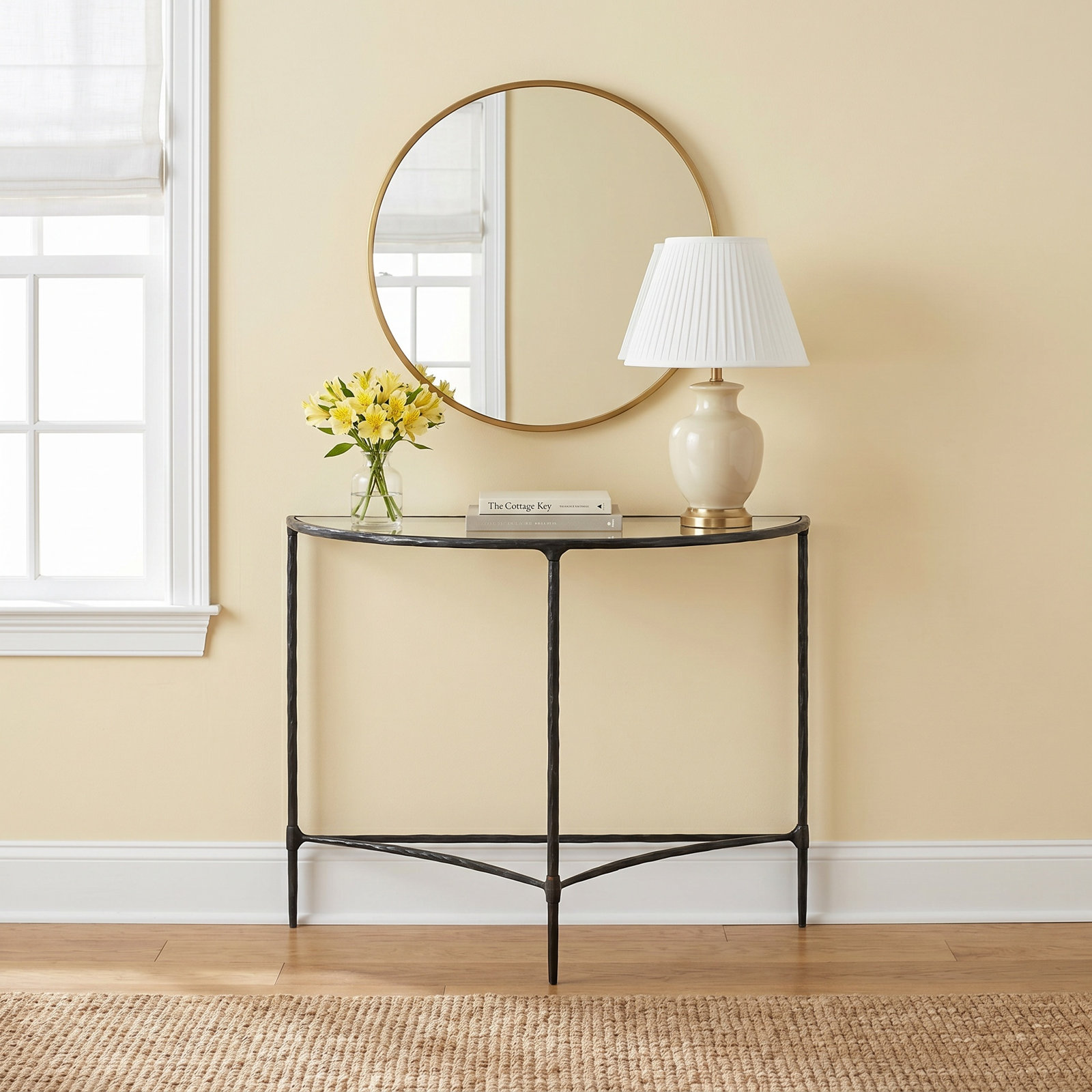 Isabellina 36" Console Table, Black