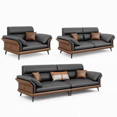 Italian style simple business reception sofa set