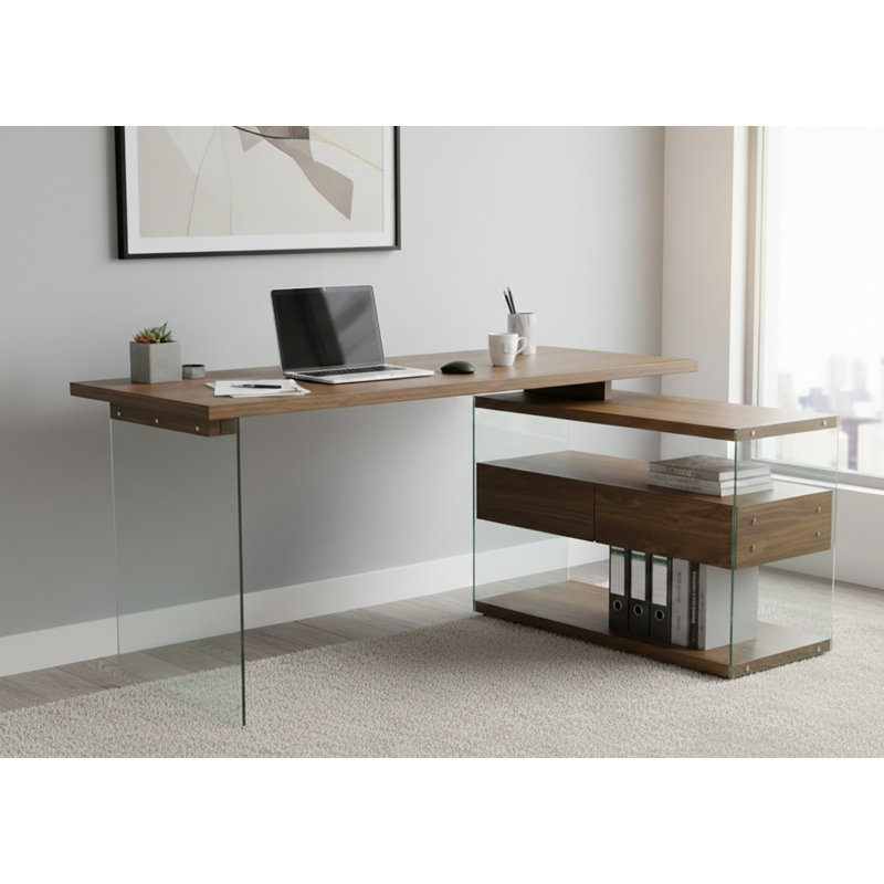 Bindschatel L-Shaped Writing Desk