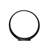 Contemporary Decorative Open Ring Metal Sculpture for Home Decor - Black-865336704