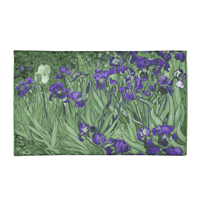 Tapis de la zone verte en chenille irises, Rectangle 2 pi x 3 pi