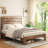 Drayden Platform Bed with Headboard, Footboard and Wood Frame-736348340