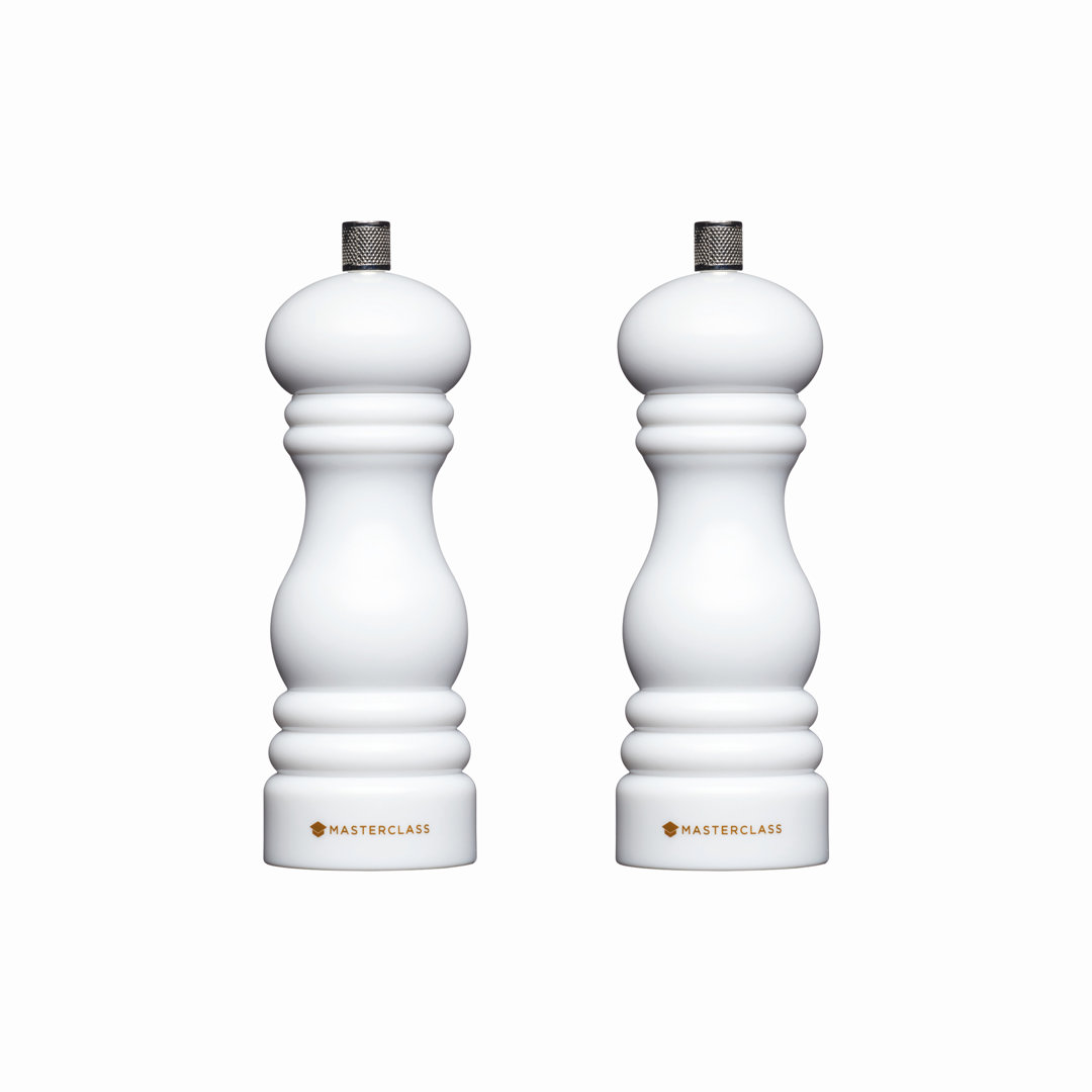 MasterClass Salt and Pepper Mill Set, Set of 2