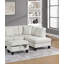 Ensemble de canapé modulaire 3 pièces RAF Chaise LAF avec repose-pieds beige et velours côtelé pour salon moderne-1504009657
