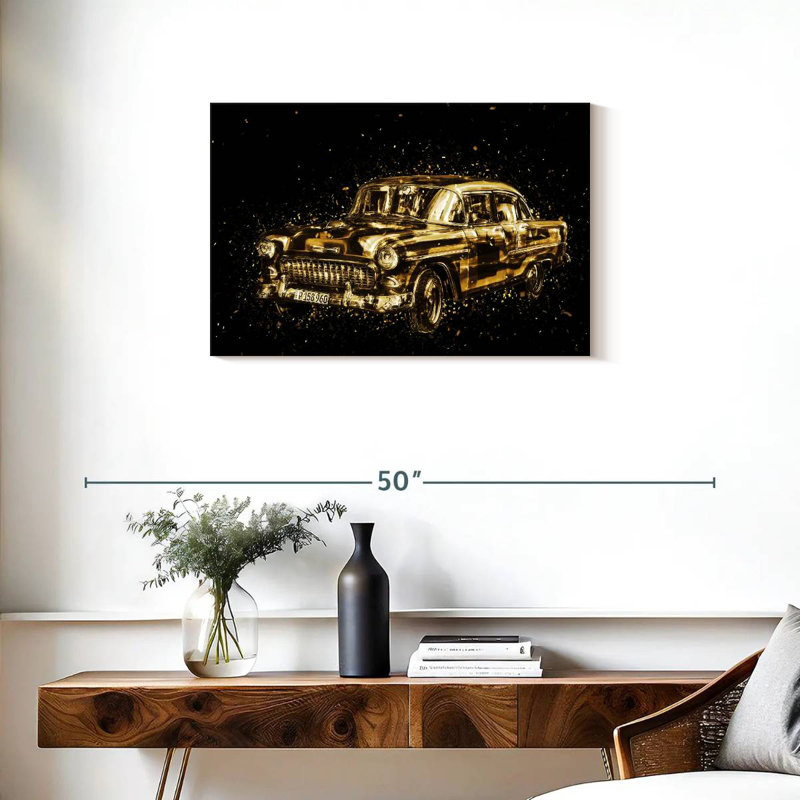 Voiture classique Mehar Golden, H 20 po x l 30 po
