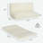 Contemporary Plush Floor Sofa Bed with Adjustable Comfort