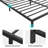 Metal Bed Frame - 14 Inch Heavy Duty Platform with Sturdy Steel Slats - Modern Minimalist Design - Ample Under Bed Storage - Noise-Free - No Box Vernal Needed - Easy Assembly-1340630778