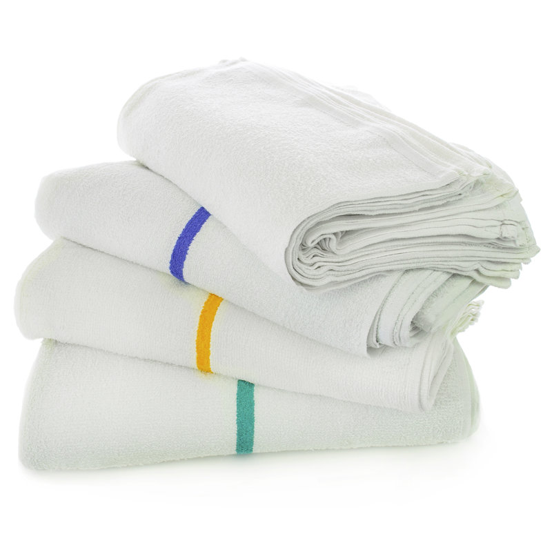 Essuie-tout en coton de bar de cuisine, Blanc