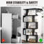 158cm H x 70cm W Geometric Bookcase