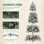 Arbre de Noël artificiel avec lumières claires, parfait pour la maison, le bureau et les décorations festives