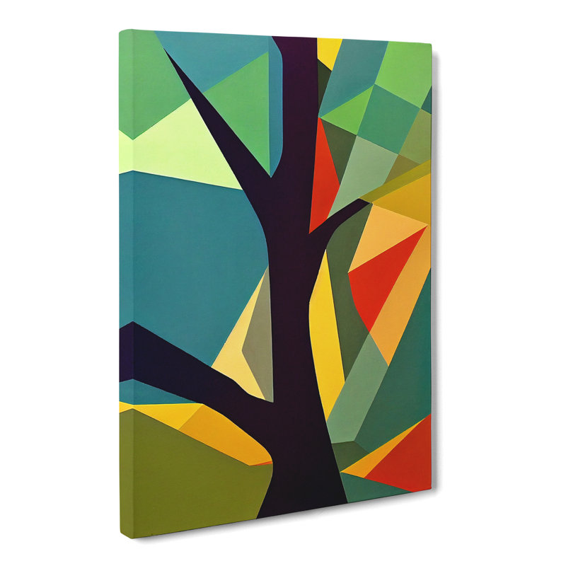 Tree Abstract Block Vol.6 - Wrapped Canvas, 76cm H x 50cm W x 3cm D