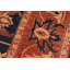 Tapis oriental noir / rouge en laine noué à la main 8 pi x 9 pi 1 po Dorn