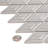 Venecia Adriatic 1-in. x 3-in. 3D Framed Diamond Glossy Porcelain Wall Mosaic Tile-109701050
