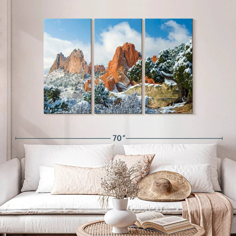 Alvord Rocky Mountains Winter, 32" H x 50" W