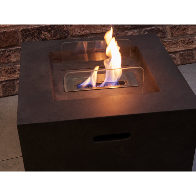 Square Bio-Ethanol Smokeless Fire Pit