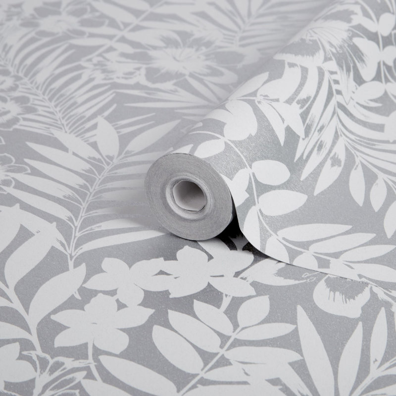 Boutique Palm Springs Wallpaper, Silver