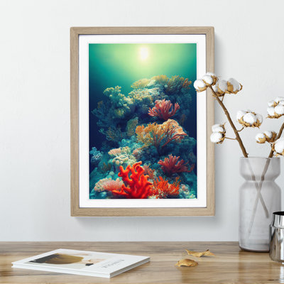 Sensational Coral Reef - Framed Print