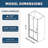 Universal Pivot Shower Door-127317731