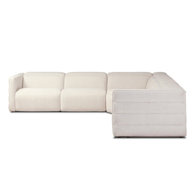 Upholstered 125 " Power Reclining L-Shaped Sectional