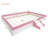 Full Size Upholstered  Daybed Frame With Fence And Stairs-988457310-983193227